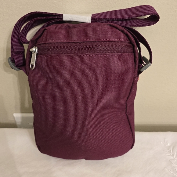 NWOT The North Face Jester Crossbody Bag - Burgundy and Orange - Picture 5 of 8